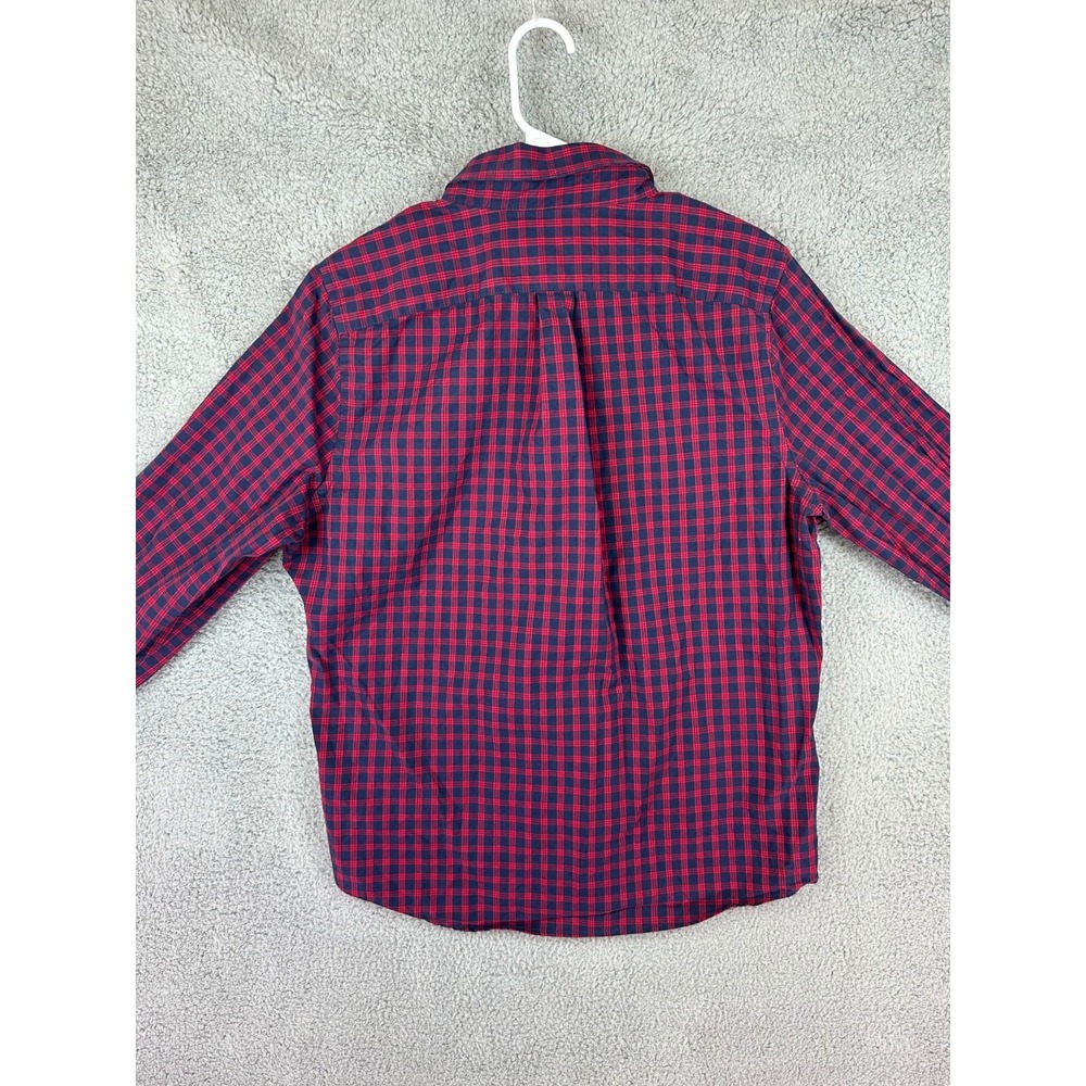 Abercrombie & Fitch Shirt Men XL Button Down Red Check Modern Muscle Fit Preppy - Picture 7 of 9